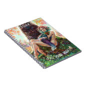 Magic fox Fantasy-Walddarstellung 2024 Notizblock (Rechte Seite)