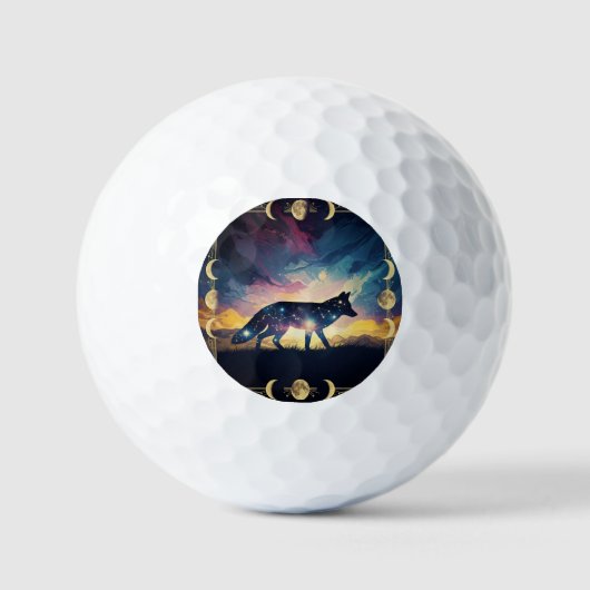 Magic Fox Golf Balls Golfball (Vorderseite)