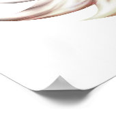 Magic Fox - Weißes Poster (Ecke)