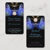 Magic Fraktal Showroom mit Logo-Visitenkarte Visitenkarte (Vorne/Hinten)