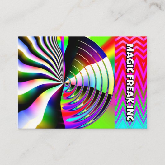 MAGIC FREAK INC ( Sie können die Wörter ändern ) Telefonnummerkarte (Vorderseite)