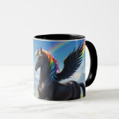 Magic Friesenpferd Alicorn Tasse (VorderseiteRechts)