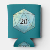 Magic funkelnd d20 würfeln dosenkühler (Rückseite)