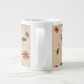 Magic Garden Blume Muster Jumbo-Tasse (Rückseite)