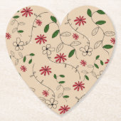 Magic Garden Blume Muster Untersetzer (Vorderseite)