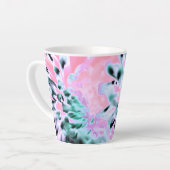 Magic Garden Blume Print Latte Tasse (Linke Ecke)
