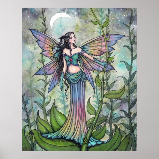 Magic Garden Fairy Fantasy Kunst, Dichtung und Mus Poster (Vorne)