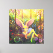 Magic Garden farbenfroh gestrichene Canvas Print Leinwanddruck (Vorderseite)