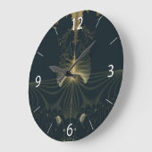 Magic Garden Große Wanduhr (Winkel)