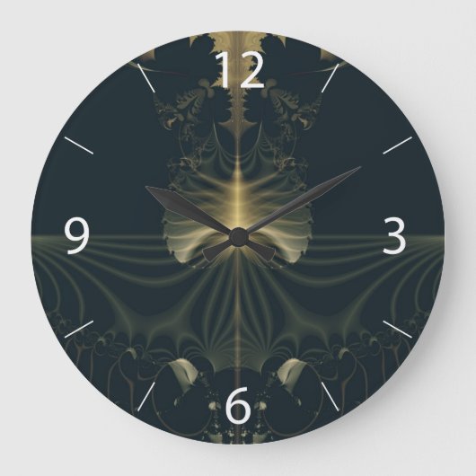Magic Garden Große Wanduhr (Vorderseite)