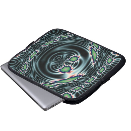 Magic Garden Laptopschutzhülle (Vorne Knopf)