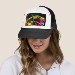 Magic Garden mit Schmetterlingen Trucker Hat Truckerkappe