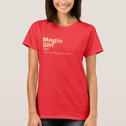 Magic Girl - Magie T-Shirt (Vorderseite)