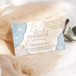 Magic Glitzer Abstrakt Moderne Babydusche Begleitkarte