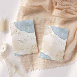 Magic Glitzer Abstrakt Moderne Babydusche Begleitkarte