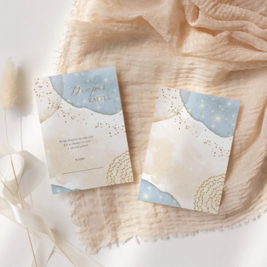 Magic Glitzer Abstrakt Moderne Babydusche Begleitkarte