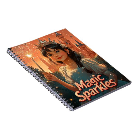 Magic Glitzern Princess Journal - Fun Notebook Notizblock (Rechte Seite)