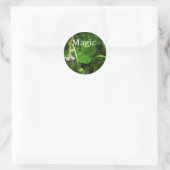 Magic-Glücksbringer Runder Aufkleber (Tasche)