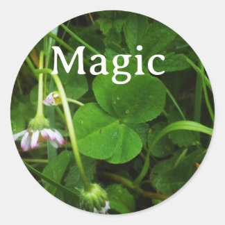 Magic-Glücksbringer Runder Aufkleber