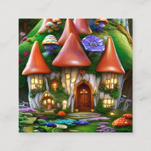 Magic Graphic Quadratische Visitenkarte (Vorderseite)