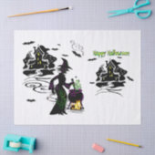 Magic Halloween Hexe Seidenpapier (Basteln)