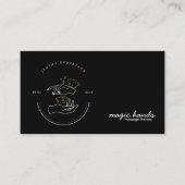 Magic Hands Massage Therapist Esoteric Visitenkarte (Vorderseite)