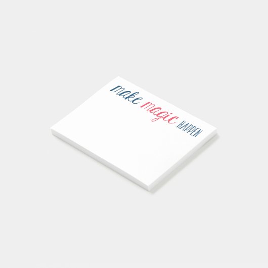 Magic Happen Notes erstellen Post-it Klebezettel (angewinkelt)