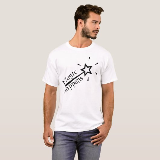 Magic Happens Magic Wand T-Shirt (Vorne ganz)