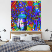 Magic Hat Leinwanddruck (Insitu (Schlafzimmer))