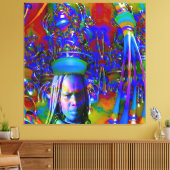 Magic Hat Leinwanddruck (Insitu (Wohnzimmer))