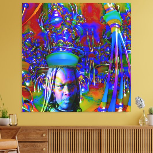 Magic Hat Leinwanddruck (Insitu (Wohnzimmer))