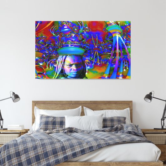 Magic Hat Leinwanddruck (Insitu (Schlafzimmer))