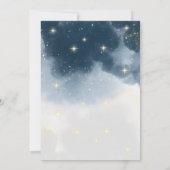 Magic Hexe Cauldron Baby Boy Brewing Baby Shower Einladung (Rückseite)