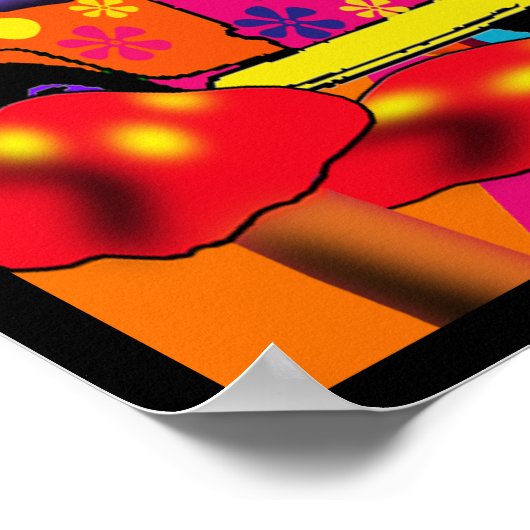 Magic Hippy Ride Poster (Ecke)