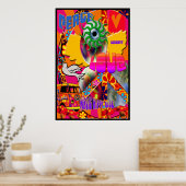 Magic Hippy Ride Poster (Küche)