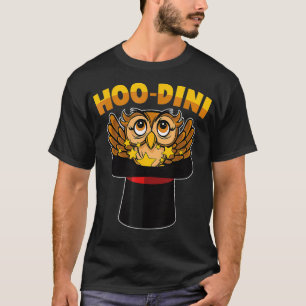 Magic HOODINI Owl Trick Magician T-Shirt