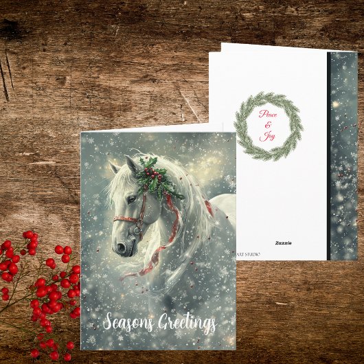 Magic Horse Weihnachtskarte Karte