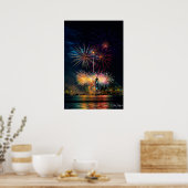 Magic in the Night — Erie’s Sky Ablaze Poster (Küche)