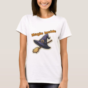 Magic Inside Hexenhut Halloween-T - Shirt