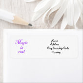 Magic ist ein echtes Adresslabel (Insitu)