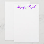 Magic ist reales Schreibgerät Briefpapier (Vorne/Hinten)
