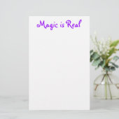 Magic ist reales Schreibgerät Briefpapier (Stehend Vorderseite)