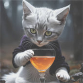 Magic Kat Aufkleber (Vorderseite)