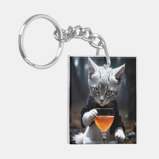 Magic Kat Schlüsselanhänger (Vorderseite links)