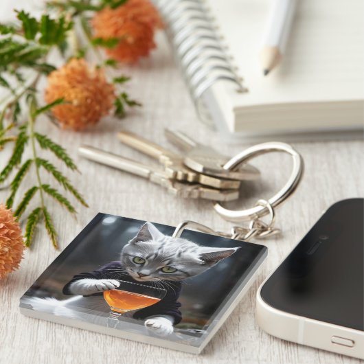 Magic Kat Schlüsselanhänger (Vorderseite rechts)