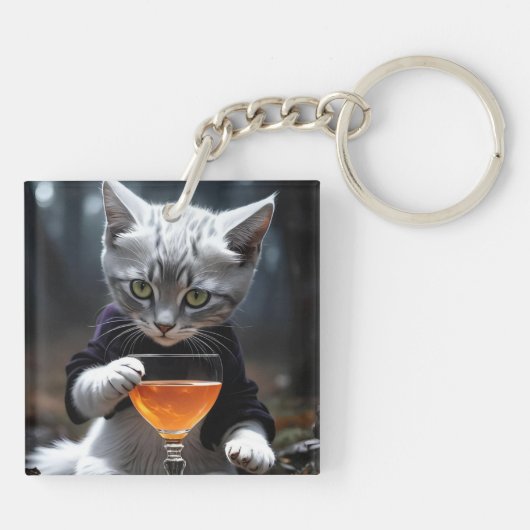 Magic Kat Schlüsselanhänger (Rückseite)