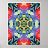 Magic Kinetic Collage Kaleidoscope Poster (Vorne)
