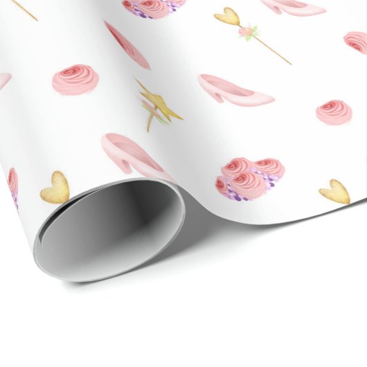 Magic Kingdom Pattern Geschenkpapier (Rolleneckpunkt)