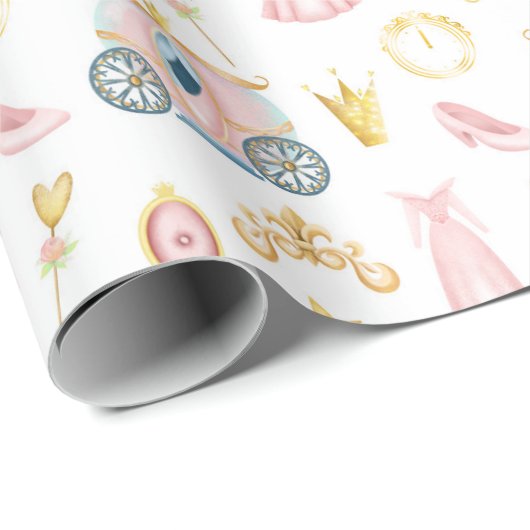 Magic Kingdom Pattern Geschenkpapier (Rolleneckpunkt)