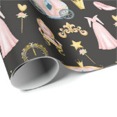 Magic Kingdom Pattern Geschenkpapier (Rolleneckpunkt)